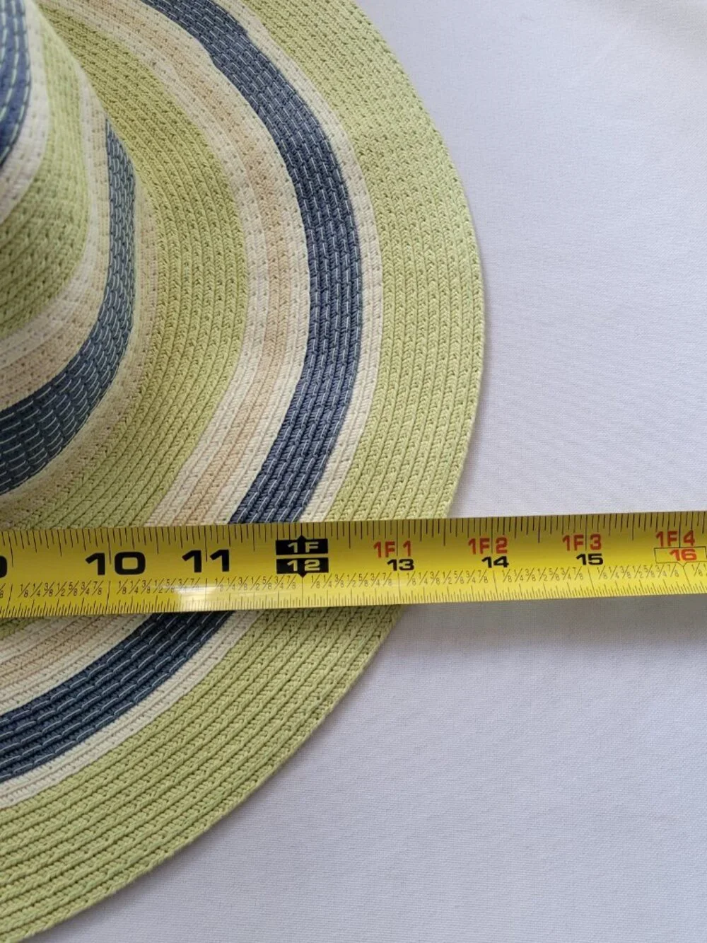 Unbranded Summer /Spring Lime Green Floppy Straw Hat